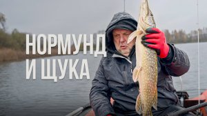 Щука на спиннинг с лодки — осенняя рыбалка в дождь с Нормундом Грабовскисом