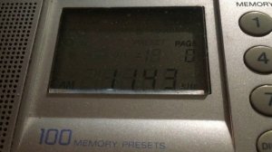 [MW DX] 1143 kHz 臺灣區漁業廣播電臺 Taiwan Area Fishery BS (Baisha, Penghu, Pescadores, TWN) 05.11.2025