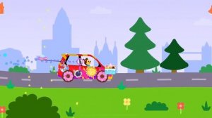 Мультики для детей | машинки | милая белочка