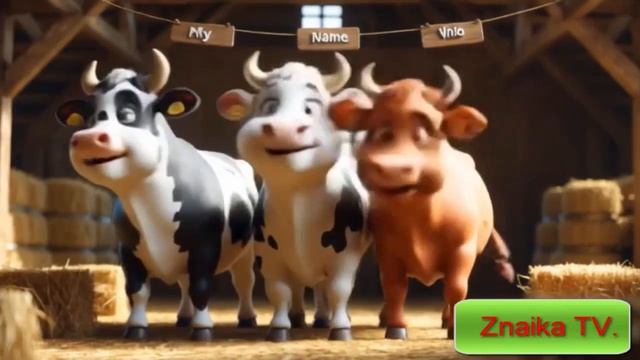 Умные Песенки: Му му му коровки спят Весёлая Детская Песенка Мультфильм смотреть онлайн