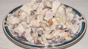 Простой и очень вкусный салат из фасоли за 10 минут!