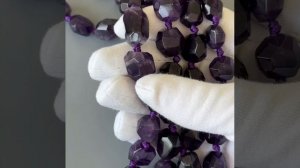 Аметист многогранник фри-форм 9-11х11-18 мм