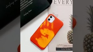 Чехол-хамелеон для iPhone (реагирует на температуру рук)