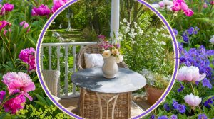 Современное прочтение стародачного стиля сада.