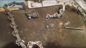 Как соединить цепь бензопилы
