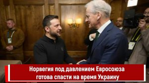 Норвегия под давлением Евросоюза готова спасти на время Украину