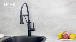 Смеситель для кухни Emar Steel ЕСВ 7012