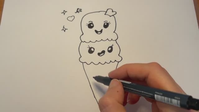 Мороженное. Рисуем Вместе. смотреть онлайн