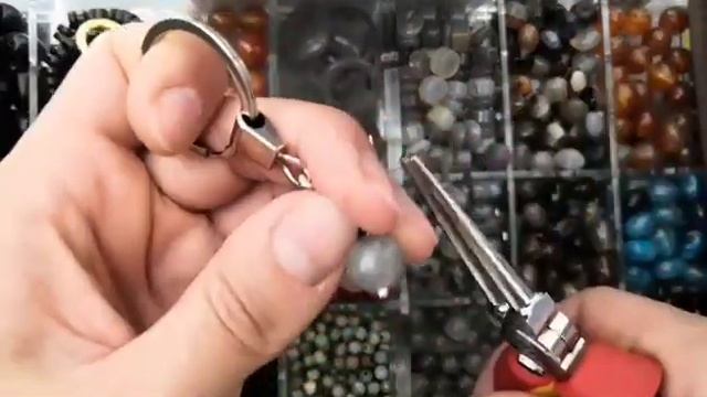Сделай сам браслет и брелок из натуральных камней смотреть онлайн