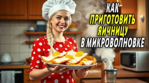 Как приготовить яичницу в микроволновке