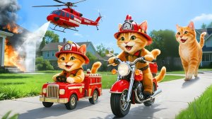 Мультики для детей, котик победил в соревнованиях 🏆,мультфильм