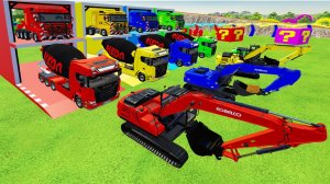 Мультики про машинки! Катаемся на крутых разноцветных машинках и грузовиках из мультиков для детей!