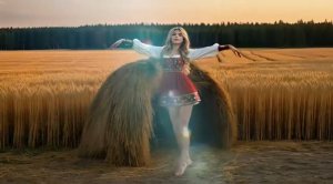 Тракторист поёт частушки