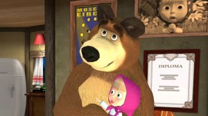 Маша и медведь. Спокойной ночи. мультфильм игра