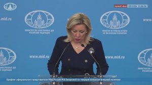 Мария Захарова: "Российские суды продолжают выносить приговоры украинским неонацистам", 7 ноября