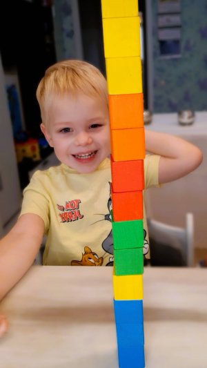 Как мы играем в кубики #развивашки