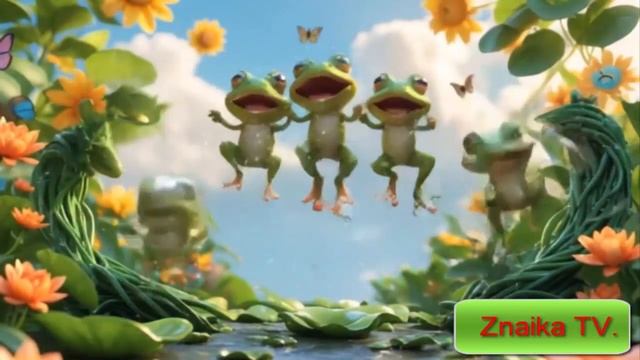 Умные Песенки: Песенка мультик про лягушат! Лягушата учат считать от 1 до 10 смотреть онлайн
