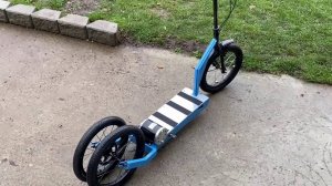 Как сделать трехколесный электросамокат
