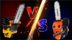 12" Аккумуляторная пила Patuopro против 12" Бензиновой Patriot PT 2512 Теперь обе в равных условиях!