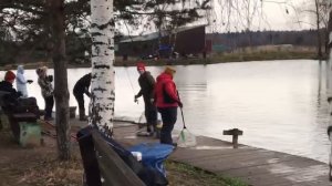 поимка форели на 5 кг