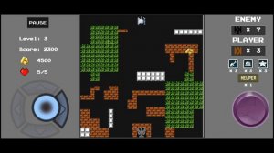 Денди, сега, лифа  Battle City. Tank 1990 NES, Dendy gameplay  Игра 90   х  танчики level 3