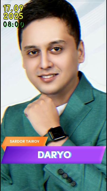 Sardor Tairov – Daryo | Official Cover 2025 (Emotional Uzbek Hit Song) смотреть онлайн