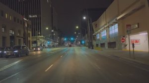 🇺🇸 Лос-Анджелес - ночная поездка по центру города, Корейский квартал, бульвар Сансет / 2025