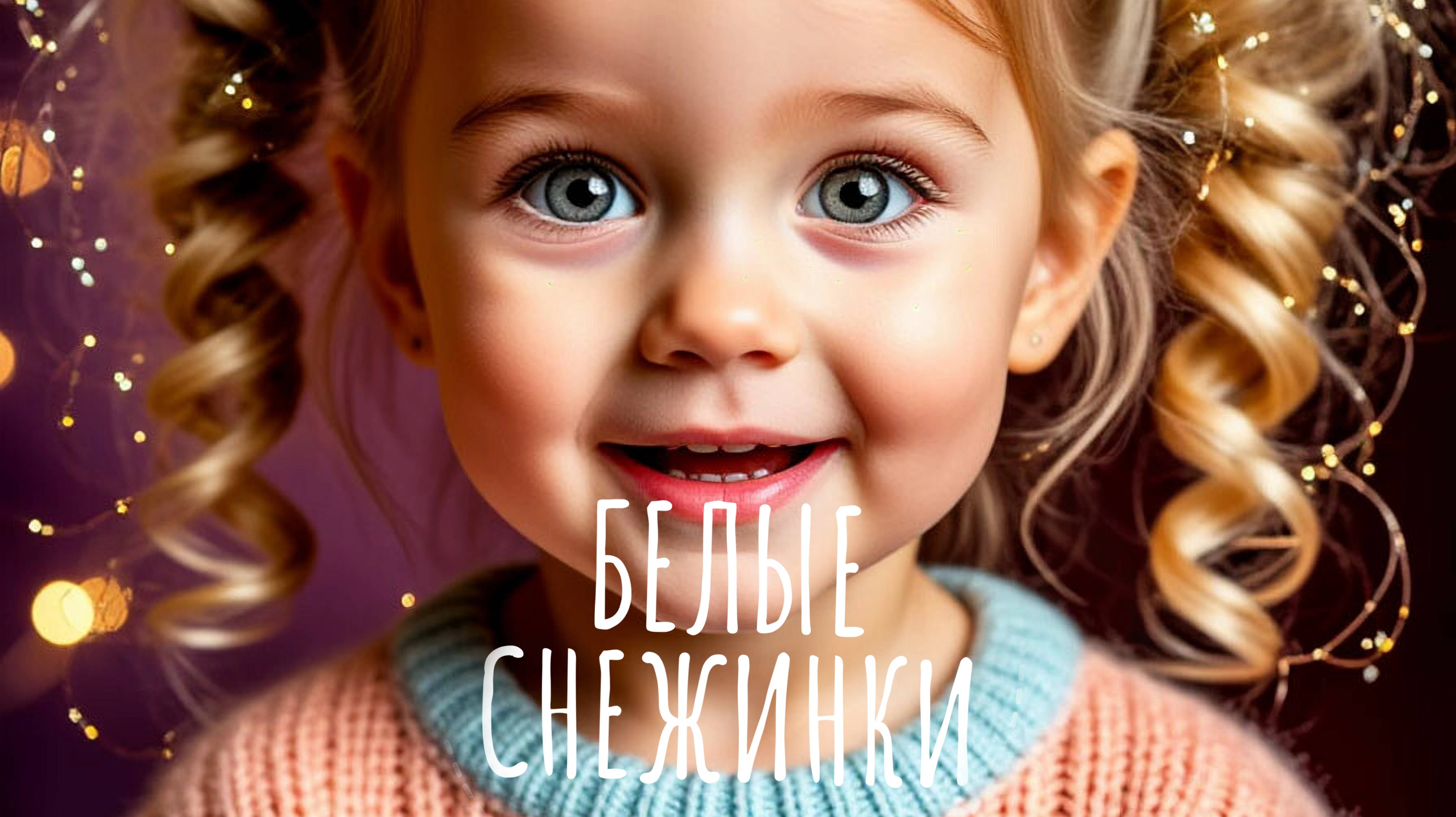 Белые снежинки детская песенка ИИ-клип