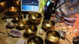 Набор 7 чаш нотный 250-457 гц,  18-12см,  4.6кг. 43к