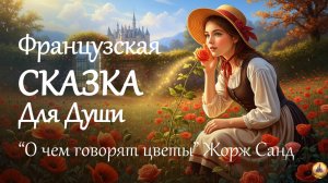 🌸СКАЗКА НА НОЧЬ «О чём говорят цветы» Жорж Санд ✨ ИСТОРИЯ ДЛЯ СНА взрослых и музыка для сна
