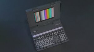 Toshiba T3200SXC. 31-year old laptop upgraded with Wi-Fi and USB storage.