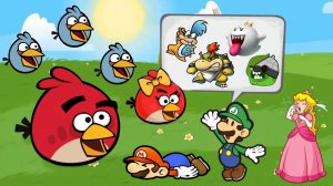 Энгри бердс в мире Марио 🤡
