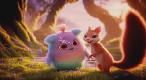 Мультик мультфильм про пушистика 4