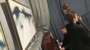 Джаз на открытии выставки "Восхождение" Николая Балышева