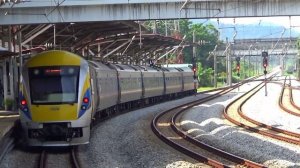 проезжающие поезда Малайзии ч.23