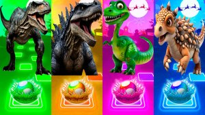 Coffin Dance Динозавры 217 уровень - Мультики про Динозавров | МУЛЬТФИЛЬМЫ ДИНОЗАВРЫ в Tiles Hop