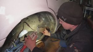 Мазда. Ремонт ланжерона.