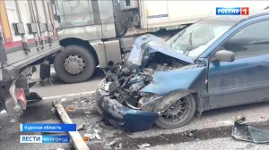 Белгородский автобус с детьми попал в ДТП в Курской области