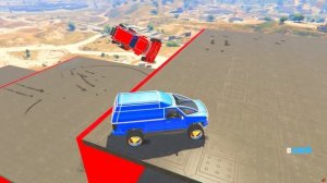 КАК ДАЛЕКО СМОЖЕТ ОГРОМНЫЙ БЕЛАЗ ЗАБРАТЬСЯ ПО СТУПЕНЬКАМ ЛЕСТНИЦЫ !  - ЭКСПЕРИМЕНТЫ В ГТА 5 ОНЛАЙН