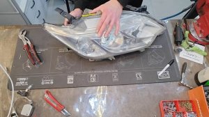 Toyota Camry v55. Установка мощных bi led модулей.
Тест в мокрую погоду.