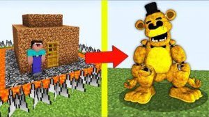 НУБ ПОСТРОИЛ САМЫЙ ЗАЩИЩЕННЫЙ ДОМ МАЙНКРАФТ! НУБ ПРОТИВ ФРЕДДИ ЕХЕ ТРОЛЛИНГ ЛОВУШКА MINECRAFT Мульт