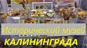 Исторический музей Калининграда. Экспозиция о янтаре и штурме Кёнигсберга в 1945 году.