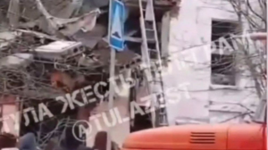 Появились кадры с места обрушения подъезда жилого дома в Тульской области