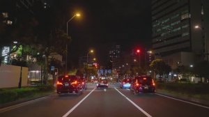 🇯🇵 Токио, Япония - ночная поездка из Макухари в Иокогаму через Бэйшор / 2025