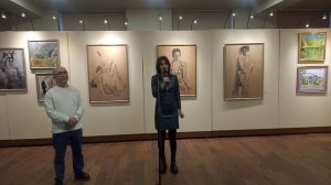 ХУД.ВЫСТАВКА ОЛИСАЕВОЙ ВЕРОНИКИ "РЕТРОСПЕКТИВА СОЗЕРЦАТЕЛЯ". РЕЧЬ ВЕРОНИКИ