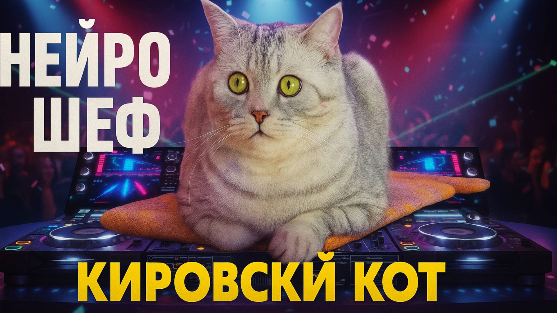 Нейрошеф - Кировский кот   Весёлая песня про кота-блогера из Кирова  Funny Cat Song 2025