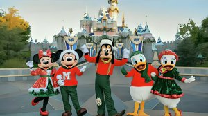 Незабываемая рождественская прогулка в Калифорнийском Диснейленде. Праздничное приключение. США