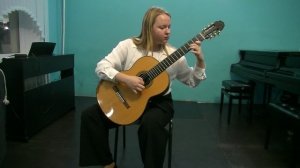 XI СПб конкурс им. Тарреги, Панкова Кристина, С. Руднев "Куманек".