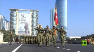 قوات تركية وباكستانية تشارك في العرض العسكري في باكو بمناسبة الذكرى الـ5 للنصر في حرب قره باغ