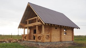Бюджетный дом из бревна
